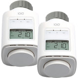 IOIO HT 2000-23 elektronisches Heizkörperthermostat 2er Pack programmierbar Heizthermostat digital