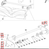 Nilfisk Original 33023484 Support-Motor-Kit Ersatzteil