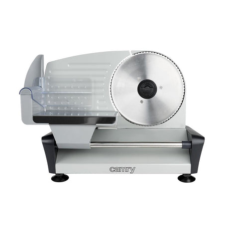Camry CR 4702 Schneidemaschine Elektro Schwarz/Grau Edelstahl Allesschneider Brotschneidemaschine