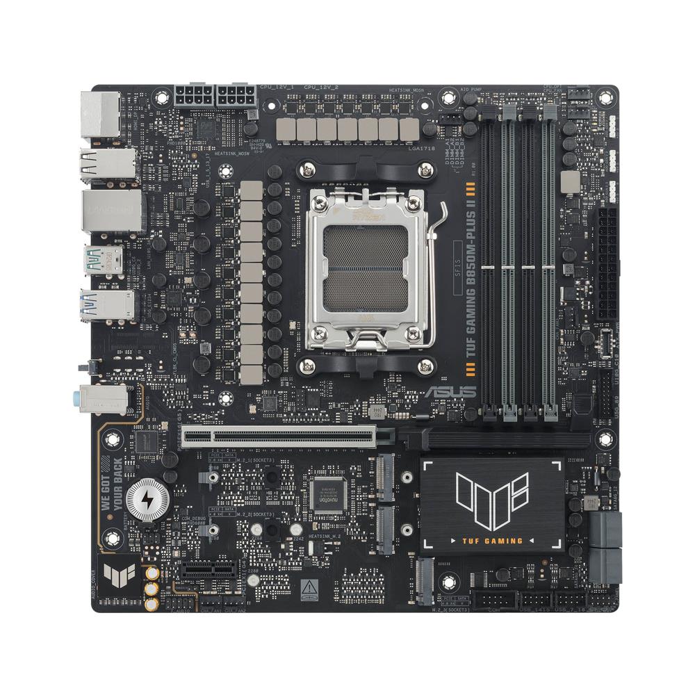ASUS TUF GAMING B850M-PLUS II Mainboard AM5 micro ATX DDR5 PCIe 5.0 Aura Sync