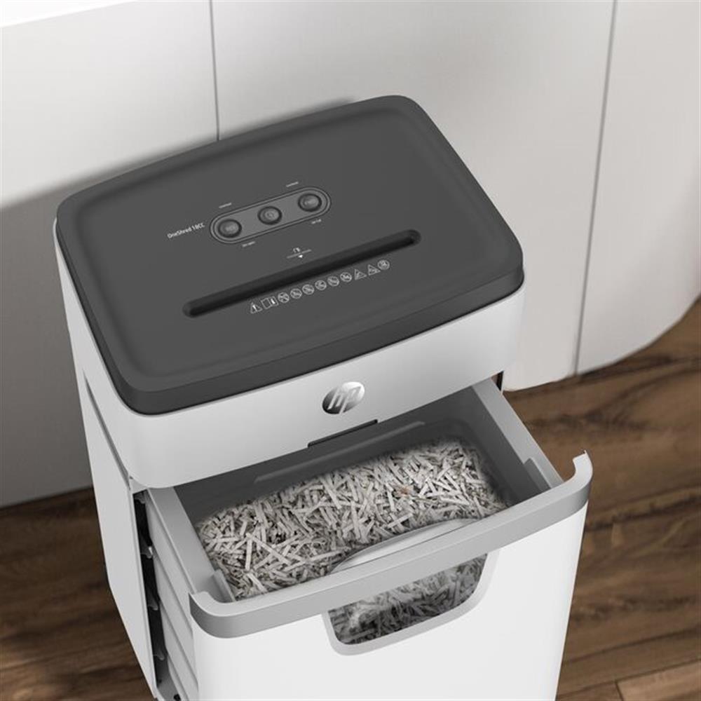 HP OneShred 18CC Aktenvernichter P4 Cross Cut 18 Blatt 25 Liter