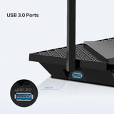 TP-Link Archer AX72 Pro AX5400 WiFi 6 Router Multi Gigabit EasyMesh HomeShield