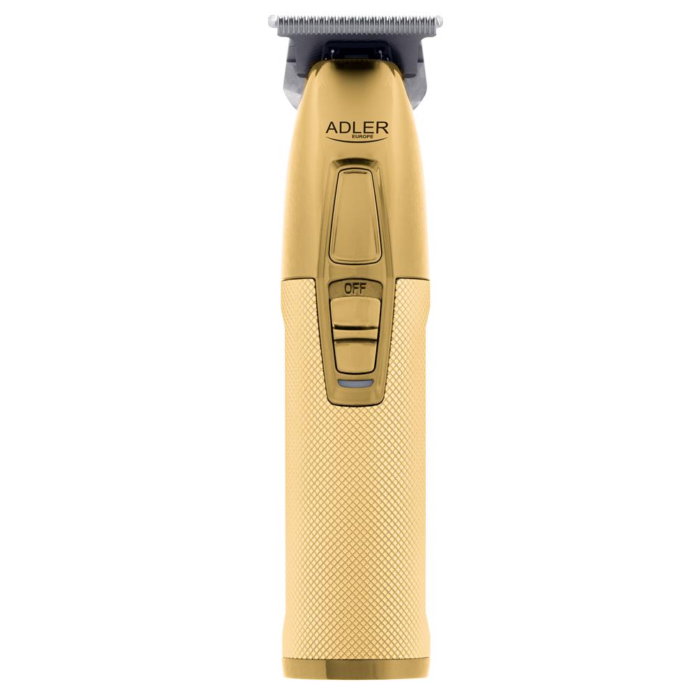 Adler AD 2836 professioneller Trimmer Gold elektrisch für Gesicht Bartschneider Schneidegerät