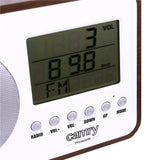 Camry CR 1153 FM-Digitalradio Weiß/Braun