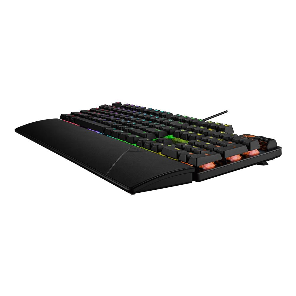 ASUS ROG Strix Scope II RGB Gaming Tastatur, QWERTZ-Layout, mechanische ROG NX Snow-Switches