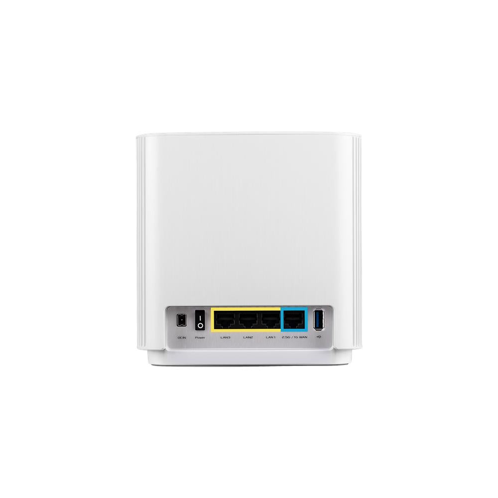 ASUS ZenWiFi AX (XT8) AX6600 2er Set Weiß 2in1 Ai Mesh WiFi 6 Mesh-Backbone Client-Verbindung