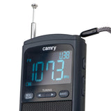 Camry CR 1905 Tragbares Mini Radio mit Akku und USB Schwarz