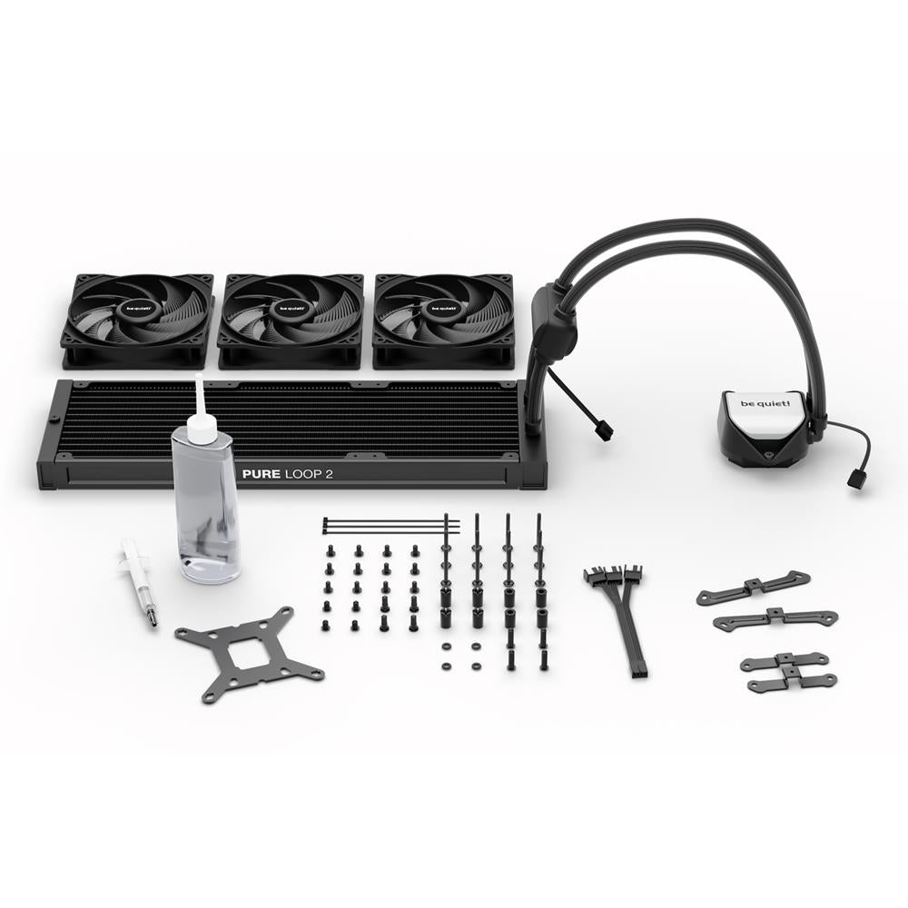 be quiet! Pure Loop 2 360mm All-in-One Wasserkühlung AMD/ Intel Systeme 3x Pure Wings 3 PWM high-speed Lüfter ARGB