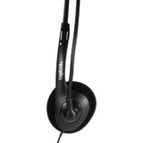 LogiLink Mono-Headset, 1x 3,5-mm-Klinkenstecker, Bügelmikrofon, Eco-Box, Schwarz