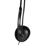 LogiLink Mono-Headset, 1x 3,5-mm-Klinkenstecker, Bügelmikrofon, Eco-Box, Schwarz