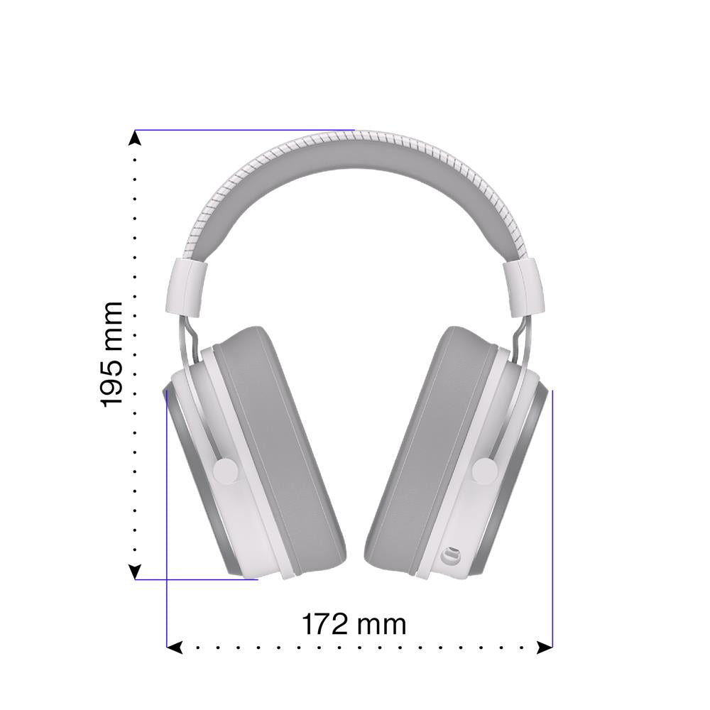 ENDORFY VIRO Plus USB OWH EY1A005, Weiß, Headset, Kopfhörer mit Mikrofon, Klinke, Over-Ear