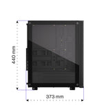 ENDORFY Ventum 200 Air ATX PC Gehäuse mit Glasfenster
