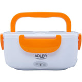 Adler AD 4474 Elektrische Lunchbox in Orange für warme Mahlzeiten, beheizbare Lebensmittelbox