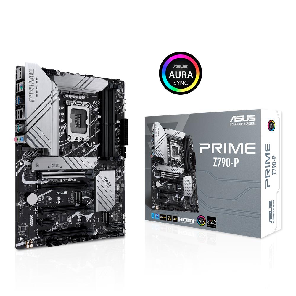 ASUS Prime Z790-P Gaming Mainboard Sockel Intel LGA1700 ATX PCIe 5.0 DDR5 M.2 HDMI DisplayPort