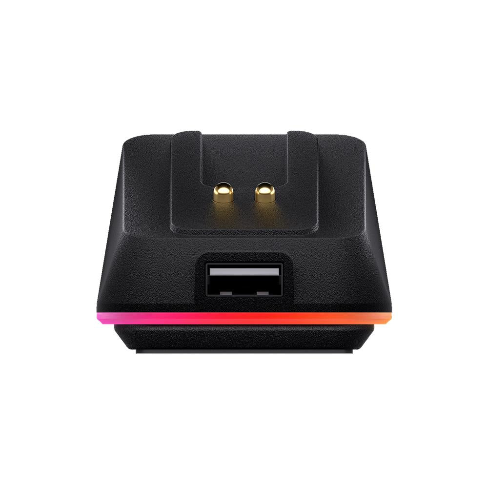 ENDORFY LIV Plus Wireless, Leichte kabellose Gaming-Maus inkl. Ladestation, Schwarz | EY6A016