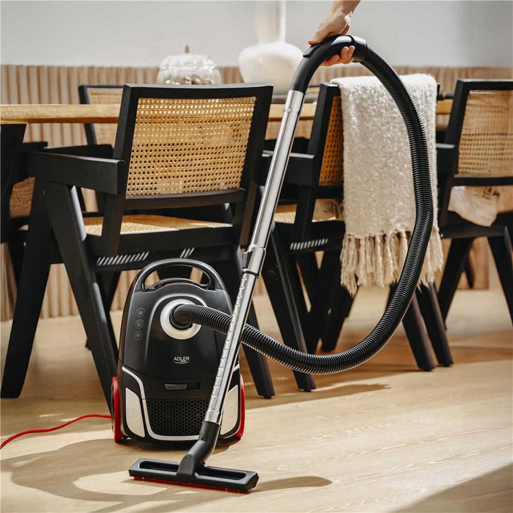 Adler AD 7054 Beutelstaubsauger allergikerfreundlich Bodenstaubsauger Staubsauger schwarz