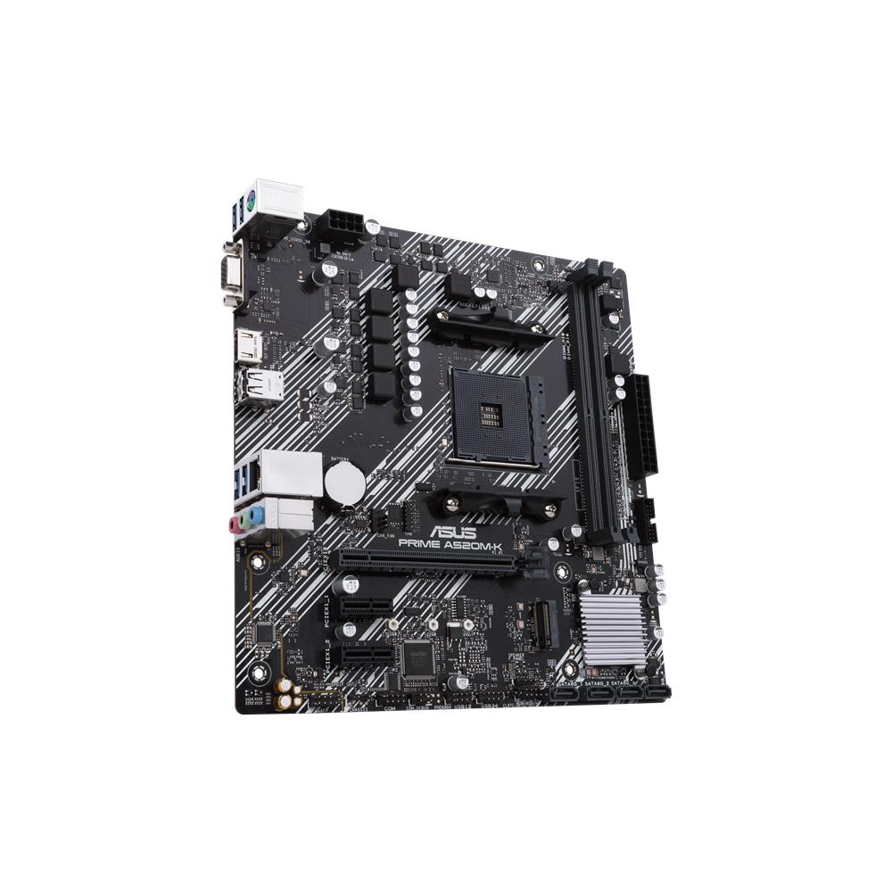 ASUS PRIME A520M-K Mainboard AM4 micro ATX M.2 USB 3.2 Gen 1