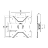 LogiLink TV-Wandhalterung, 23–42", neigbar, 25 kg max.