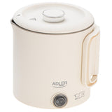 Adler AD 1388b Reisewasserkocher 0,8L kompakt leicht klappbarer Griff Beige