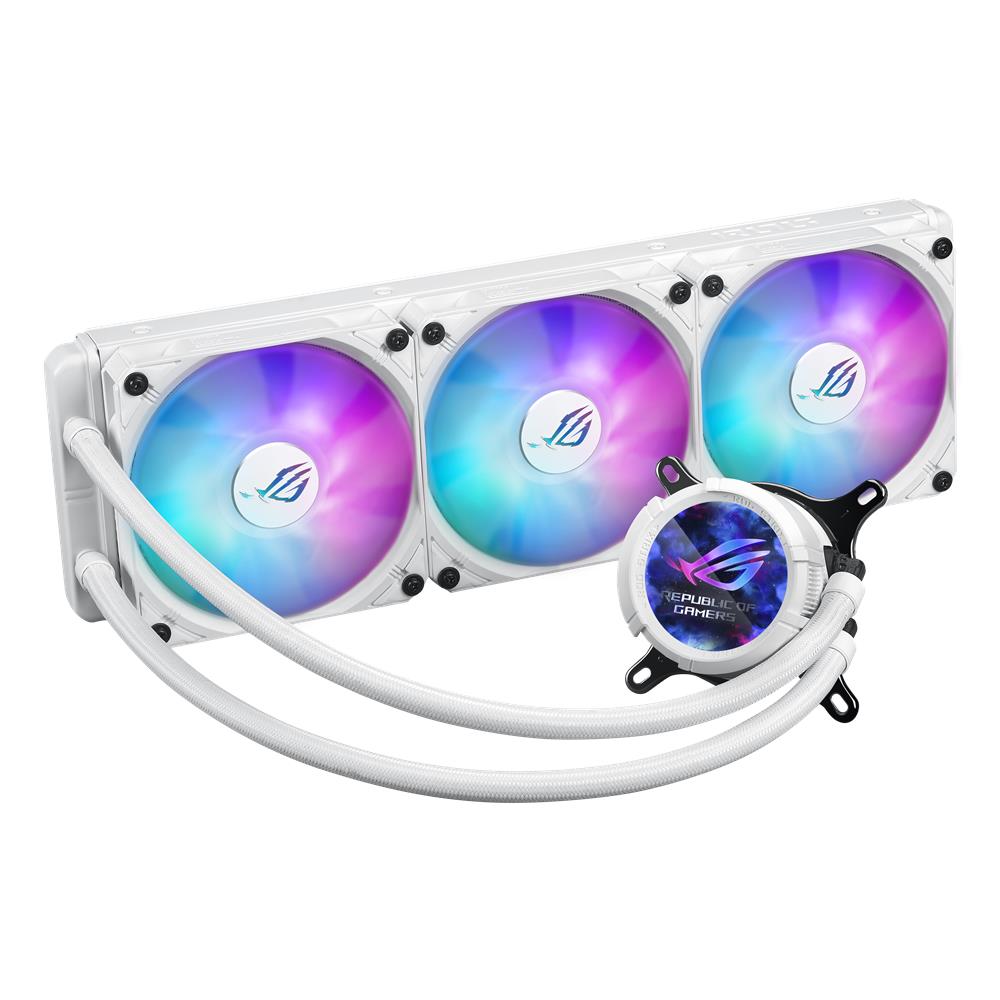 ASUS ROG STRIX LC III 360 ARGB LCD All‑in‑One CPU‑Wasserkühlung Weiß LGA 1700 AM5