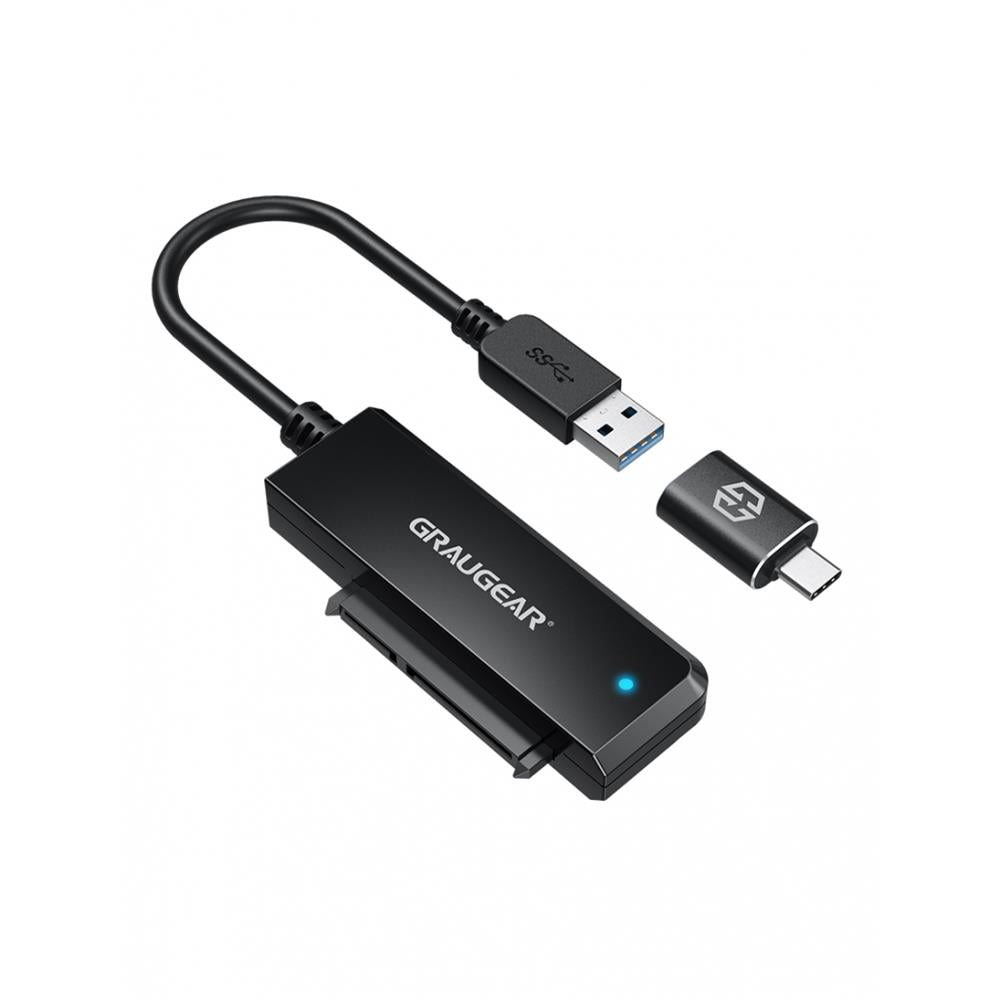 GRAUGEAR USB 3.2 Adapter für 2,5" SATA HDD/SSD