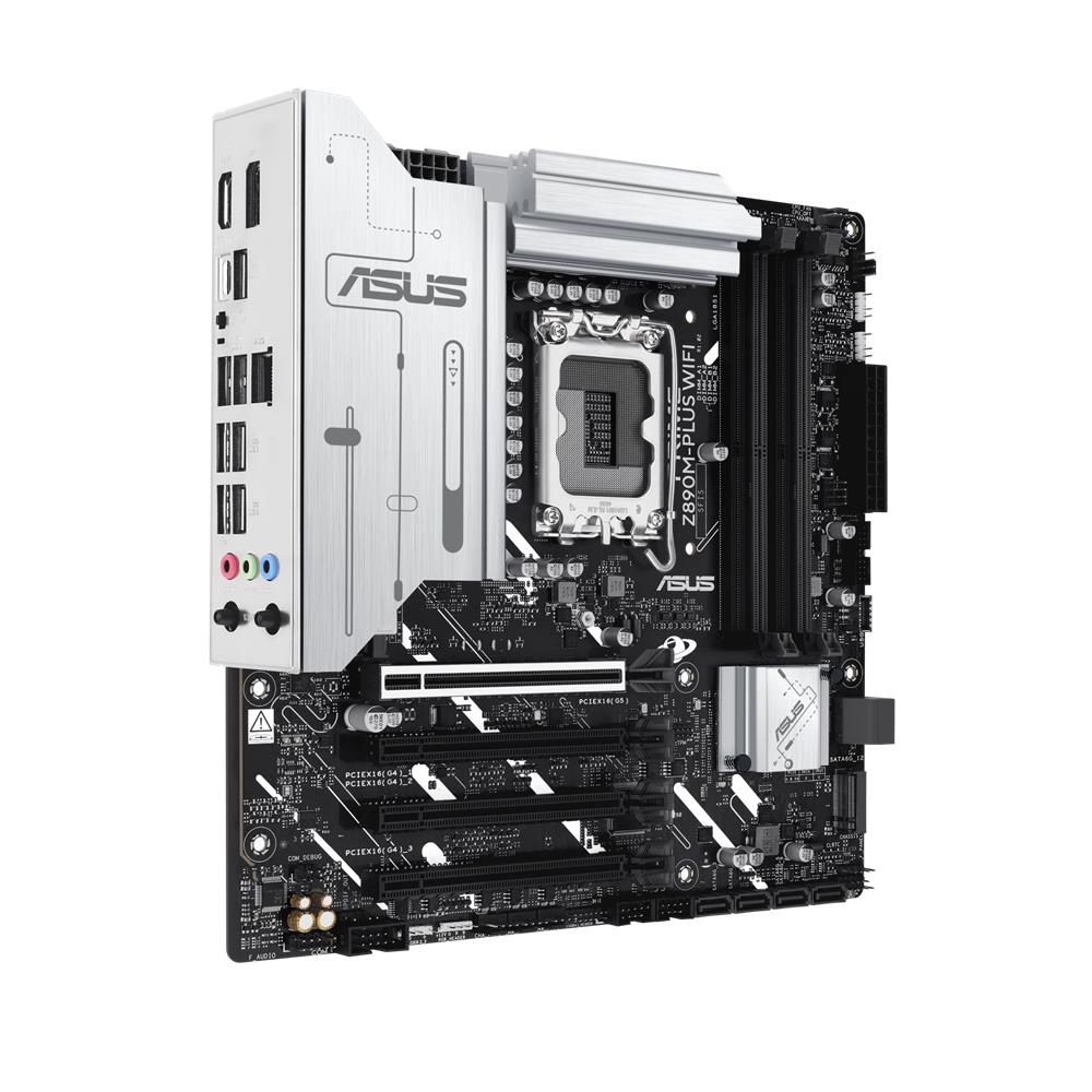 ASUS PRIME Z890M-PLUS WIFI Gaming Mainboard LGA 1851 mATX DDR5 PCIe 5.0 WiFi 7