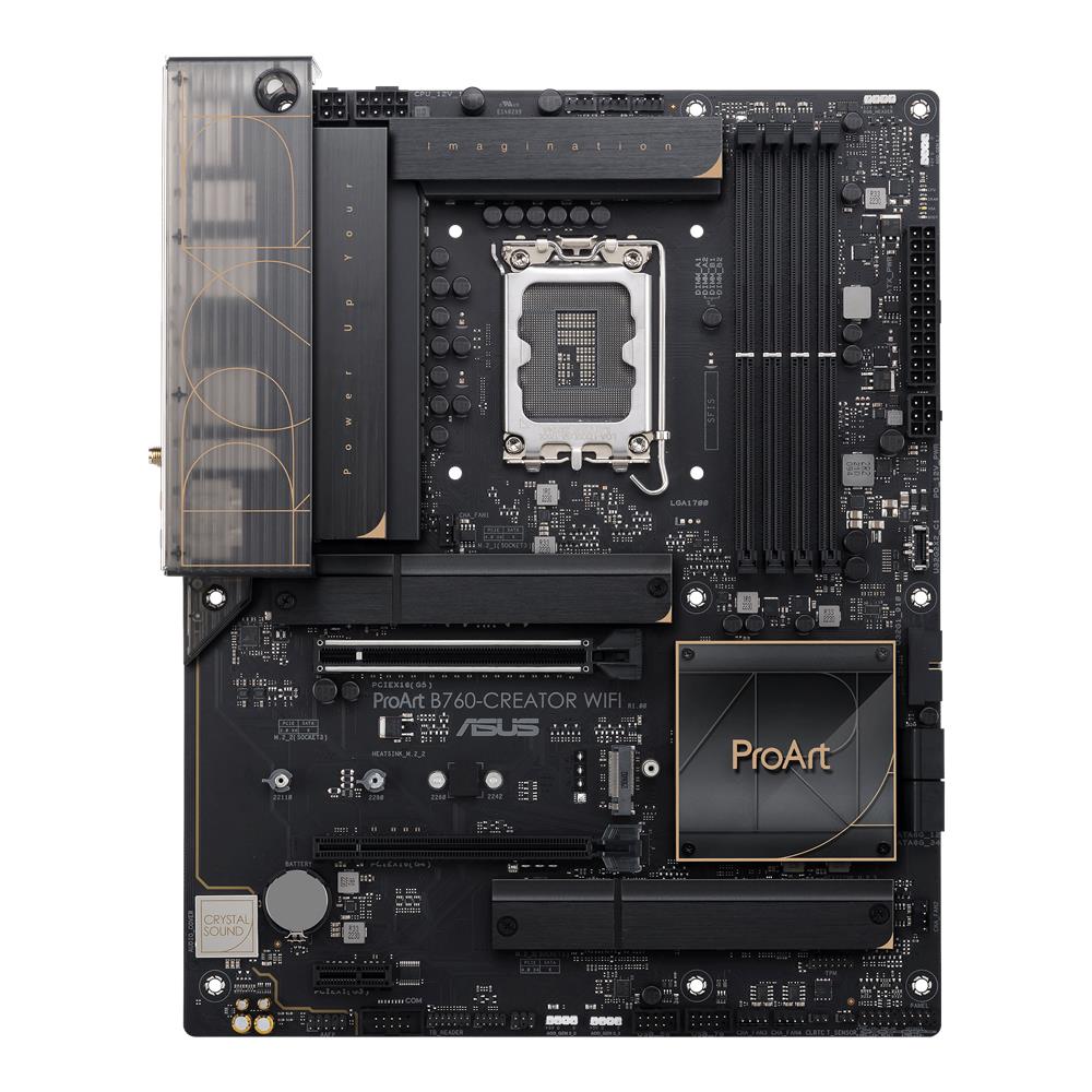 ASUS PROART B760-CREATOR WIFI Mainboard Sockel Intel LGA1700 (ATX, PCIe 5.0, DDR5, WIFI 6, 3x M.2)