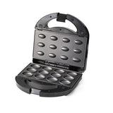 Camry CR 3063 Sandwichmaker 3-in-1, Kontaktgrill und Nusskuchen-Maker, wechselbare Antihaft-Platten, 750 W, Cool-Touch-Griff, vertikal lagerbar, Schwarz-Silber