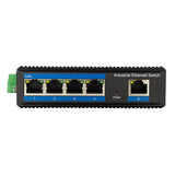 LogiLink Industrie Gigabit Ethernet PoE-Switch, 5-Port, 10/100/1000 Mbit/s