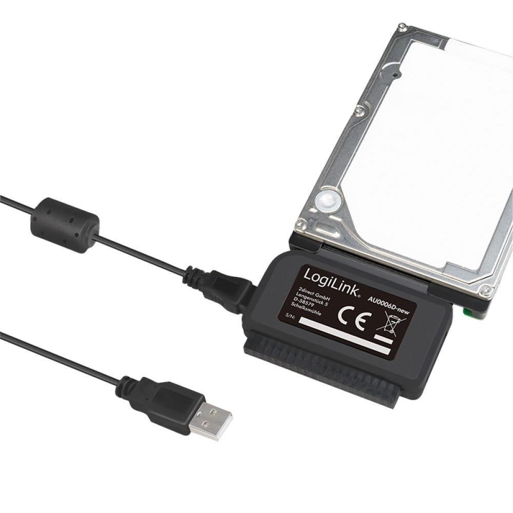 LogiLink Adapter USB 2.0 zu IDE & SATA Adapter