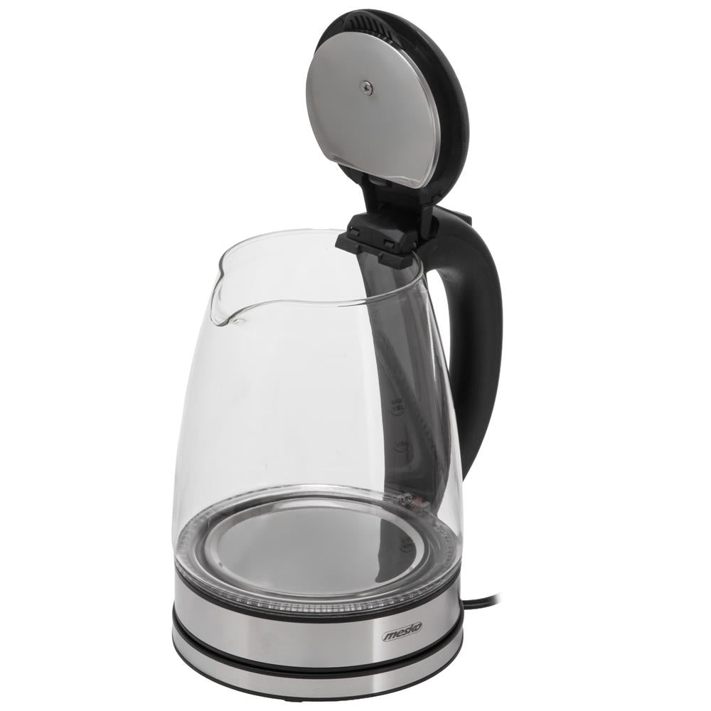 Mesko MS 1307 Wasserkocher Glas 1,8 L mit LED-Beleuchtung und Überkochschutz
