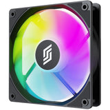 Silentware RF120 Black 120mm PWM A-RGB Gehäuselüfter, leise, starker Airflow, Gaming-PC