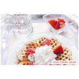 Camry CR 3022 Waffeleisen 1000 W Waffelmaker Waffelmaschine 5 Herzwaffeln