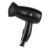 Adler AD 2251 Reisehaartrockner Schwarz 1400 Watt klappbar Haartrockner Haare trocknen
