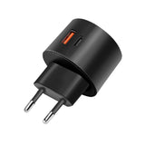 LogiLink Steckdosenadapter Dual-USB mit USB-C PD und USB-A QC 3.0, 20W, Schwarz