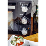 Adler AD 6024 Mini-Backofen 22 Liter, Schwarz, 0-230°C, mit Timer-Endarbeitston und 5 Backmodi