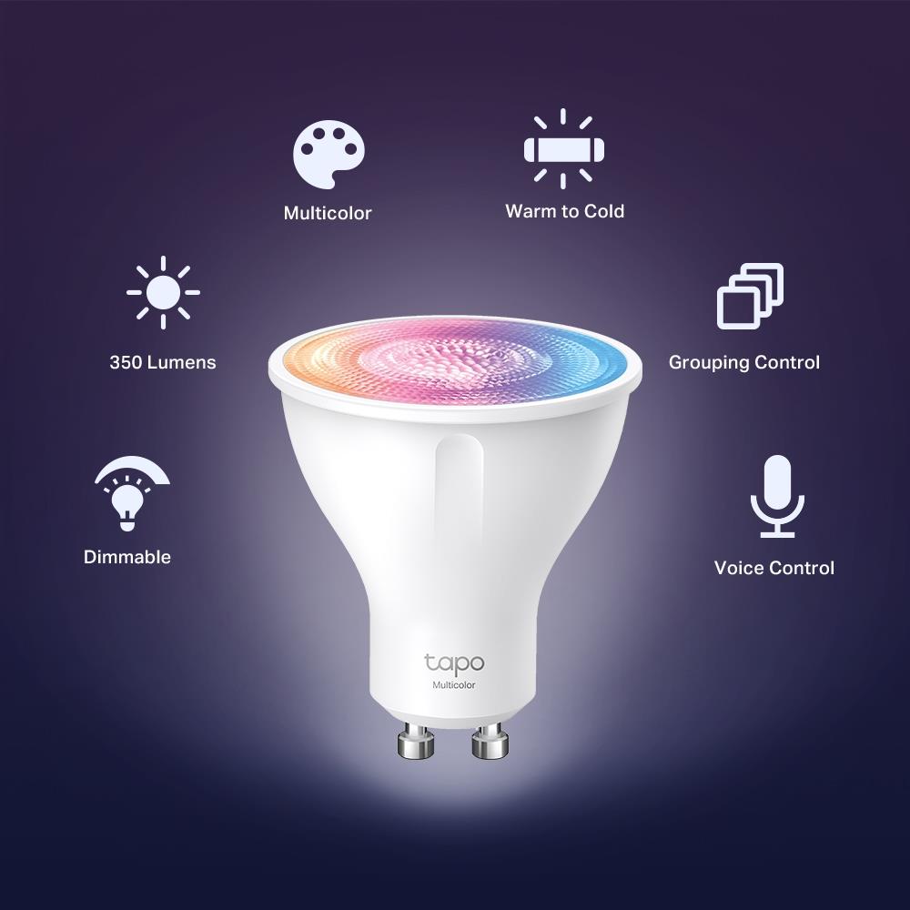 TP-Link Tapo L630 Smart WLAN Spot GU10 Multicolor dimmbar App Steuerung