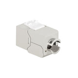 LogiLink Cat.8.1 Keystone-Buchse – STP, werkzeuglos, 14,5 mm schmal