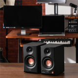 Edifier MR3 Bluetooth kompakte 2.0 Studiomonitore (36 Watt), Schwarz