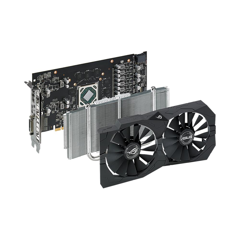 ASUS ROG Strix Radeon RX560 4GB V2 GDDR5 Gaming Grafikkarte AMD GDDR5 HDMI DVI-D