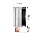 ENDORFY Fera 5 ARGB EY3A007, CPU-Kühler, Beleuchtet, Schwarz, Wärmeleitpaste inklusive