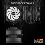 be quiet! Pure Rock Pro 3 LX CPU Luftkühler mit ARGB