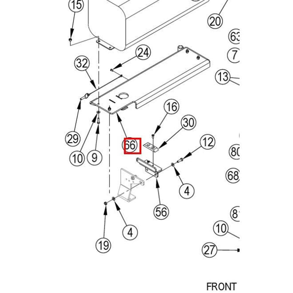 Nilfisk Original 56511128 Tank Pivot Weldt