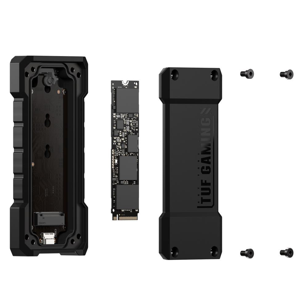 ASUS TUF Gaming A2 SSD‑Gehäuse USB‑C 3.2 Gen 2x2 für M.2 NVMe und SATA