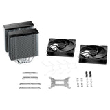 be quiet! Pure Rock Pro 3 Silver Luftkühler beeindruckend hohe Kühlleistung sechs 6mm Hochleistungs-Heatpipes