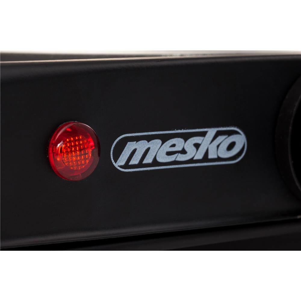 Mesko MS 6508 Einzelkochplatte Schwarz Mini-Kochplatte Tisch-Kochplatte Camping