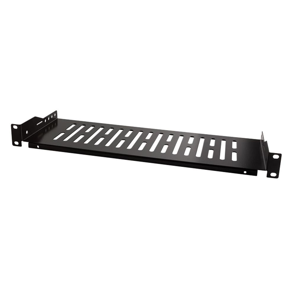 LogiLink 19" Fachboden, Befestigung nur vorne T=150 mm, schwarz