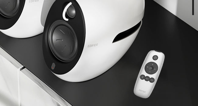 Edifier E25HD Design-Lautsprecherset mit Bluetooth 5.3 (74 Watt), Weiß