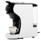 Adler AD 4386 Multikapsel Kaffeemaschine, 19 bar Espressomaschine, 9 Kapselsysteme, gemahlener Kaffee, ESE Pads, 0,6 l, kompakt, Weiß/Schwarz