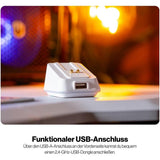 ENDORFY Maus Ladestation Mouse Dock Kompatibel LIV Wireless Gaming Maus, RGB, Weiß